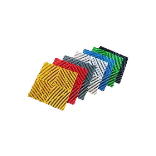 Pardoseală modulară ventilată PP 40x40x1,8 cm, trafic intens, negru – PM10002