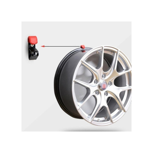 Cârlig pentru prindere jante pe perete WH01, oțel gros cu protecție