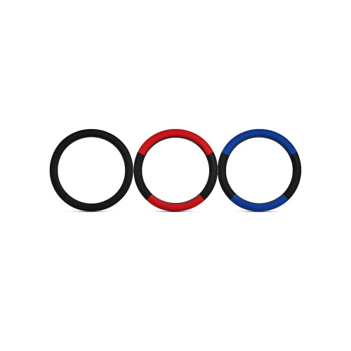 Husă pentru volan mărimea M 38 cm, imitație piele, culori diverse (T888)