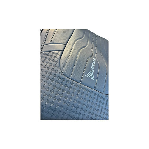 Set huse scaune auto universale 9D Premium din piele ecologică, negru (1190-1)