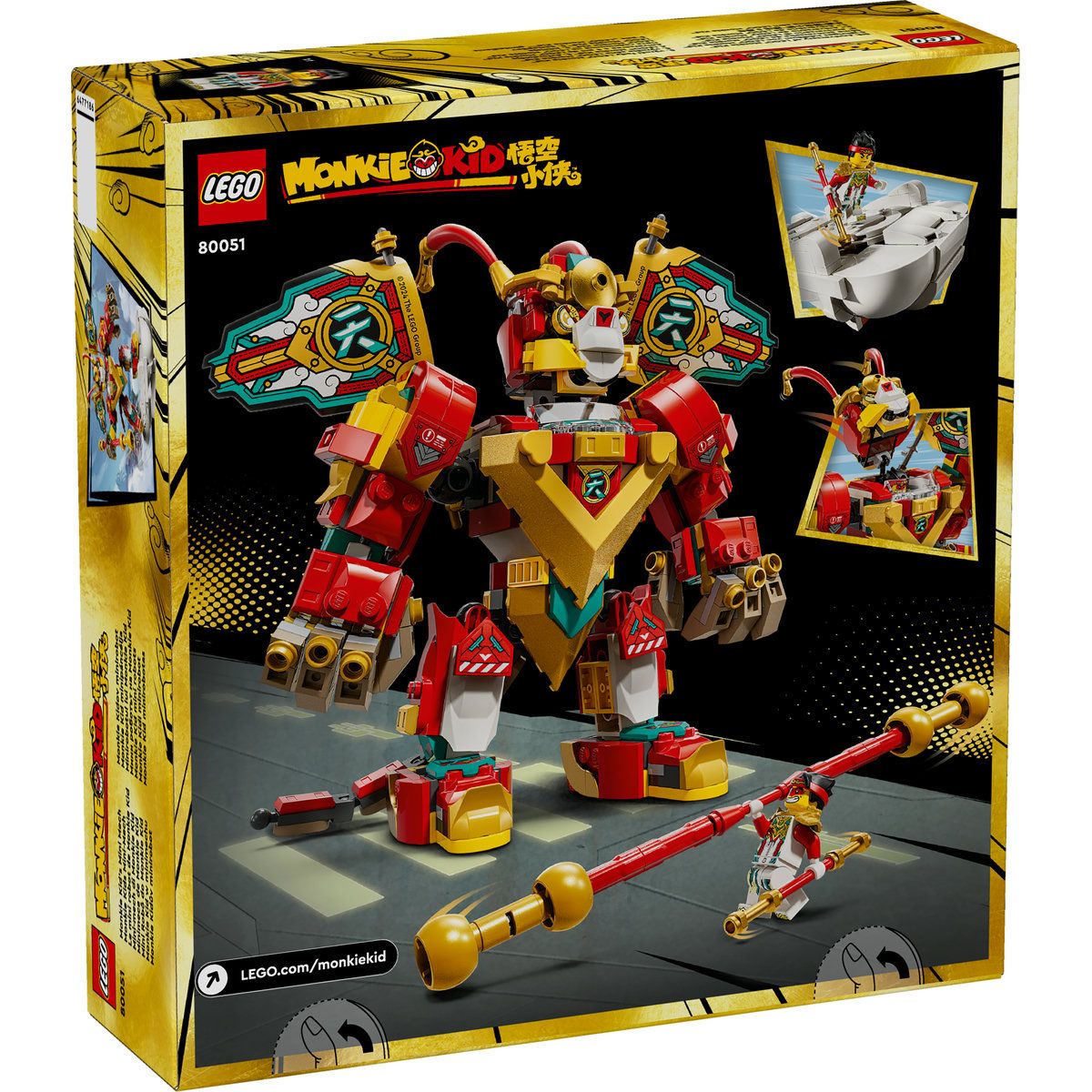 LEGO MONKIE KID MINIROBOTUL LUI MONKIE KID 80051 SuperHeroes ToysZone