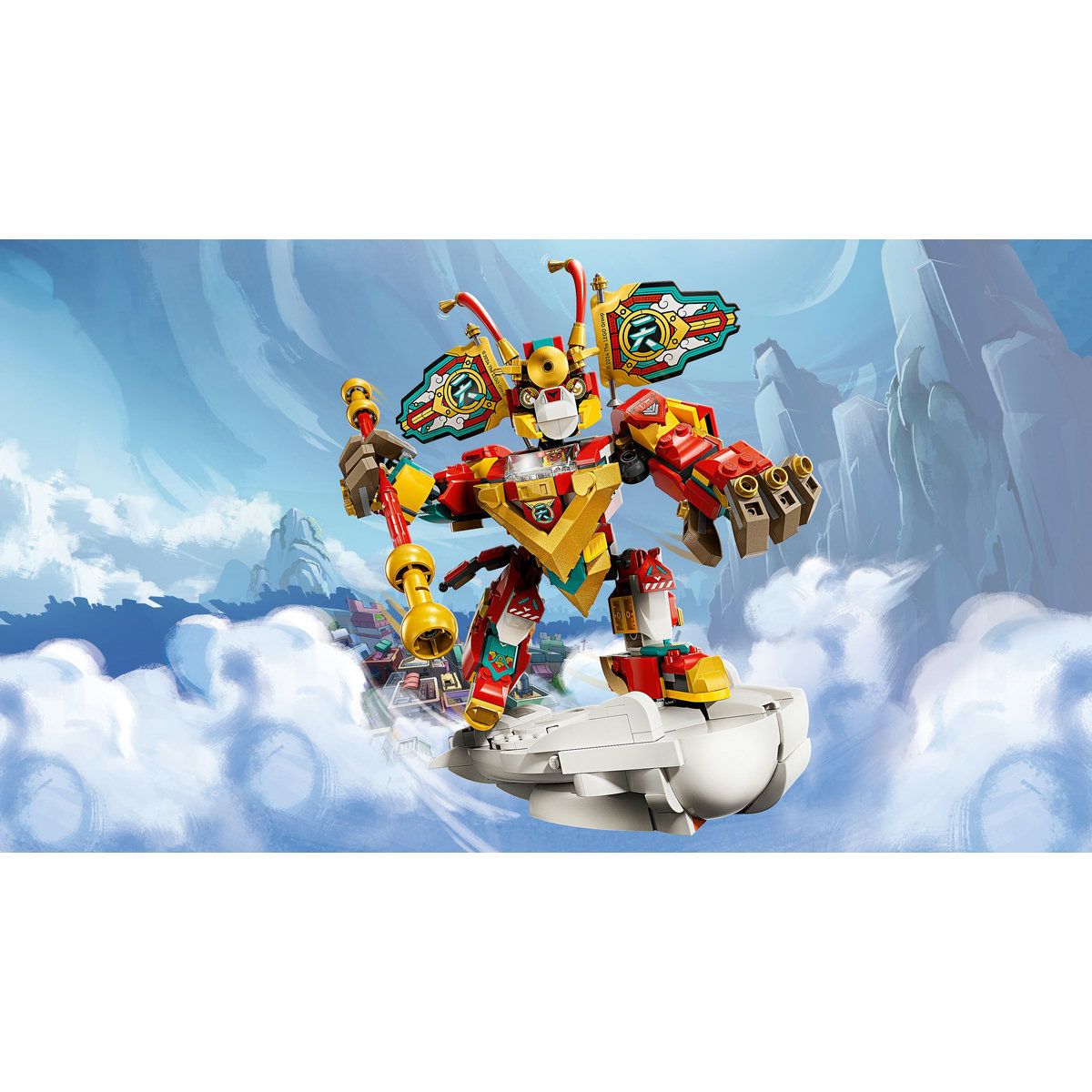 LEGO MONKIE KID MINIROBOTUL LUI MONKIE KID 80051 SuperHeroes ToysZone