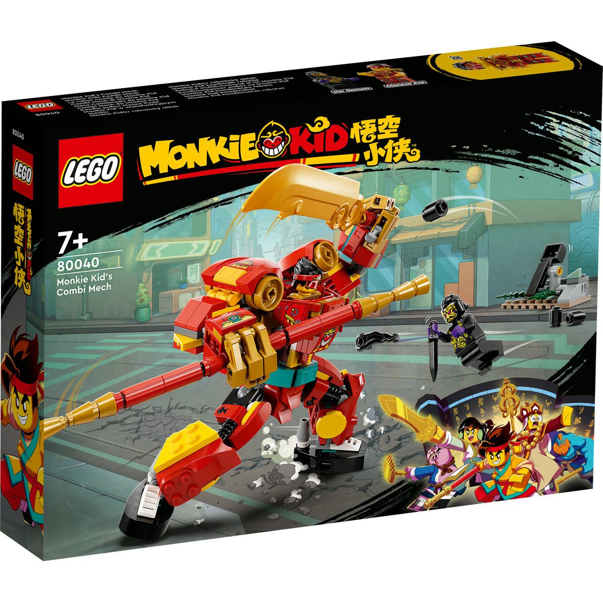 LEGO MONKIE KID ROBOTUL MULTIFUNCTIONAL AL LUI MONKIE KID 80040 SuperHeroes ToysZone