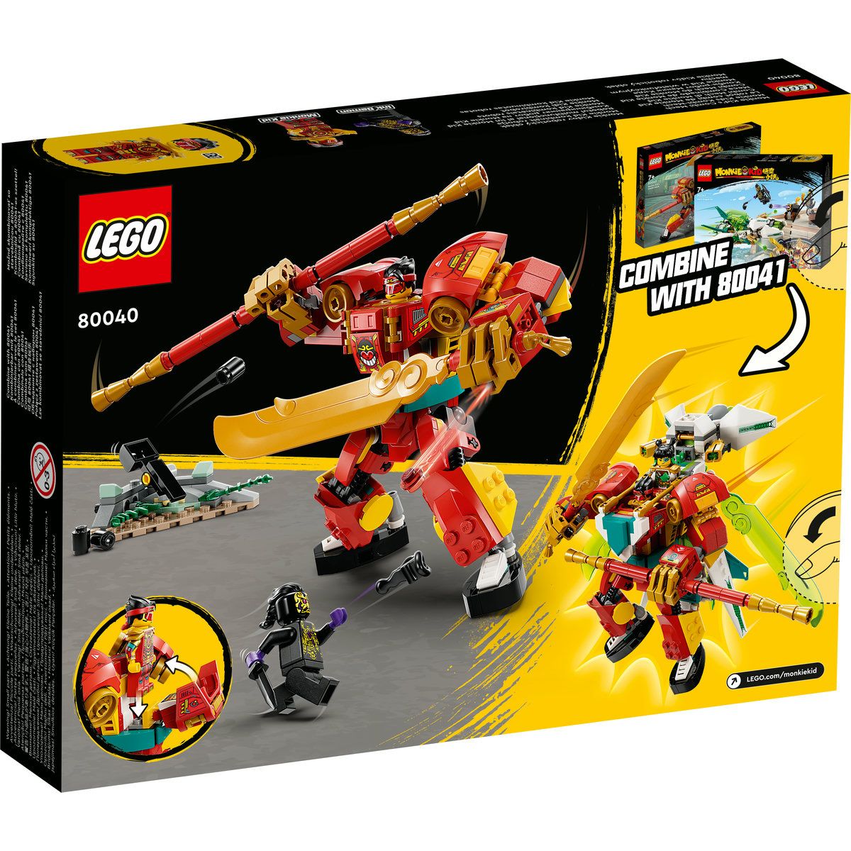 LEGO MONKIE KID ROBOTUL MULTIFUNCTIONAL AL LUI MONKIE KID 80040 SuperHeroes ToysZone