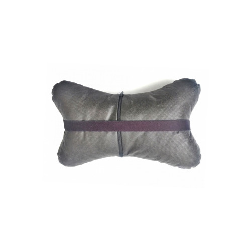 Set 2 perne tetiere auto universale pentru susținerea gâtului, negru cu cusături galbene