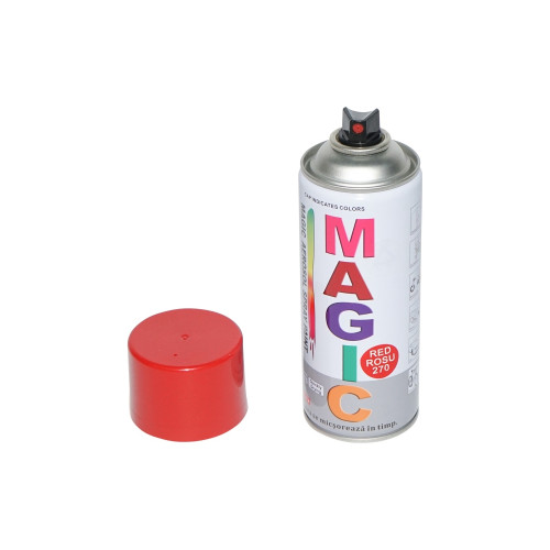 Spray vopsea Magic rosu 400 ml (Cod 270) – acoperire uniforma, uscare rapida
