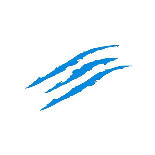 Abțibild auto „Zgârieturi de gheare” pentru faruri, 39x10 cm, diverse culori (NDZ-03)