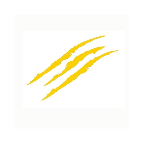 Abțibild auto „Zgârieturi de gheare” pentru faruri, 39x10 cm, diverse culori (NDZ-03)