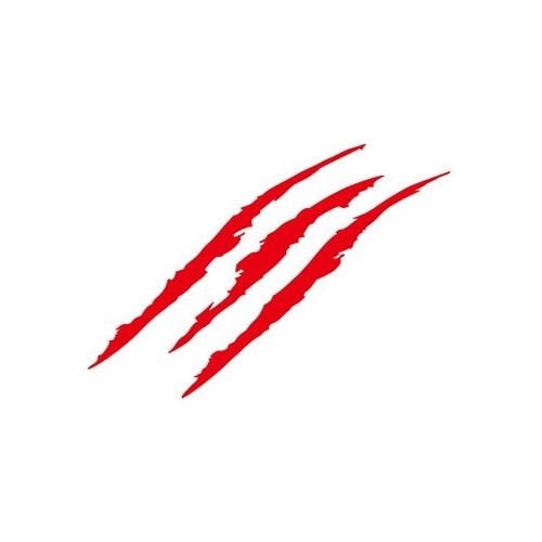 Abțibild auto „Zgârieturi de gheare” pentru faruri, 39x10 cm, diverse culori (NDZ-03)