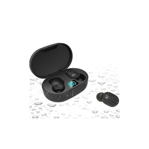 Casti wireless Bluetooth E6S cu display LED, microfon si reducere zgomot