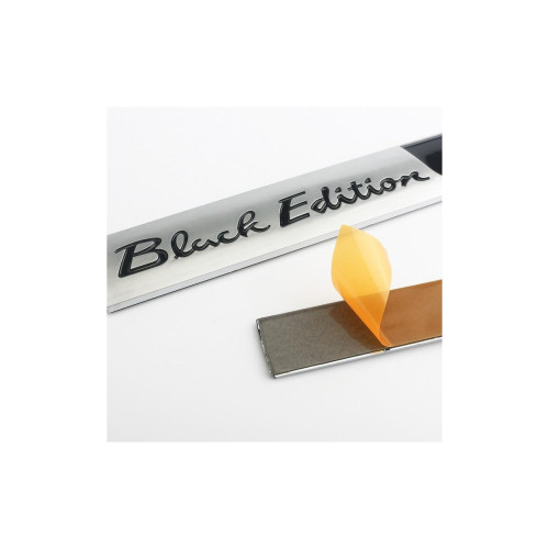 Emblemă auto Black Edition crom, relief, 15 x 3 cm (JS-10)