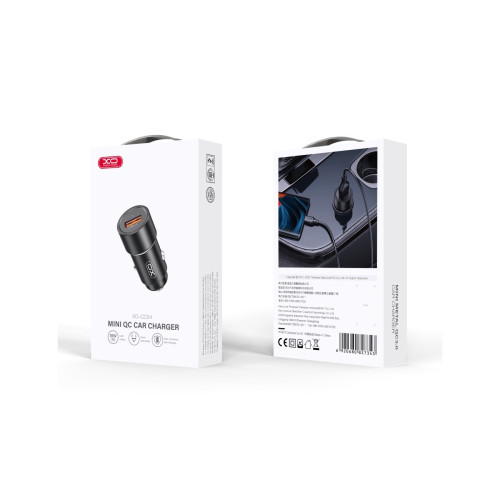 Încărcător auto Quick Charge QC3.0 18W, USB-A, model XO-CC54