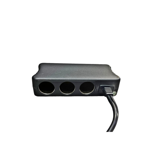 Prelungitor brichetă auto cu 4 porturi USB și cablu de 70 cm, LMK304
