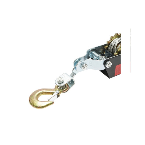 Troliu manual 1000 kg cu cablu de otel 4 mm, 1135 mm, carlig, BK81344