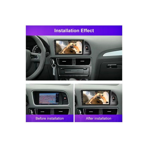 Rama navigatie 9 inch pentru Audi Q5 (2008–2017) cu cablaj si modul CANBUS