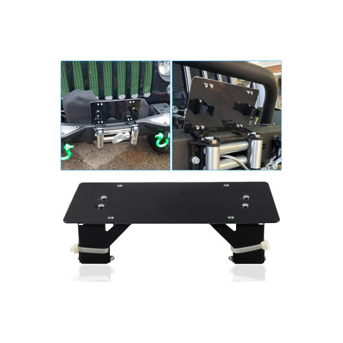 Suport număr rabatabil pentru troliu din aluminiu, montaj rapid (TY034)