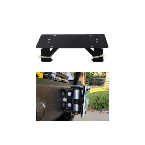 Suport număr rabatabil pentru troliu din aluminiu, montaj rapid (TY034)