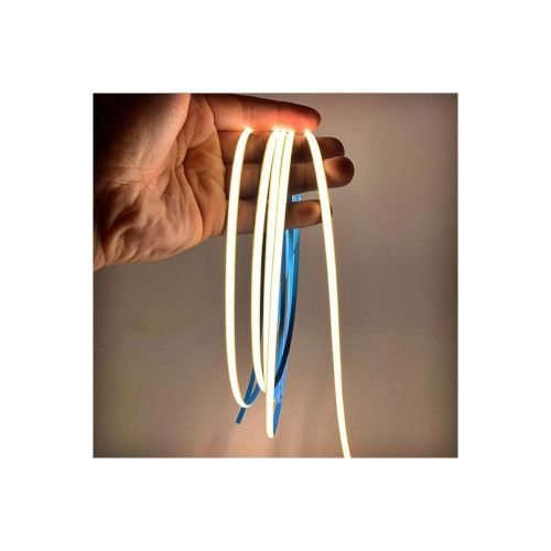 Bandă LED COB 8mm, 12V, alb rece, 5m, 12W/m (HH-C580)