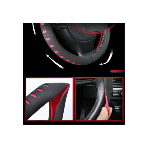 Husă volan din burete mărimea M (37–38 cm), diverse culori, SWC-004