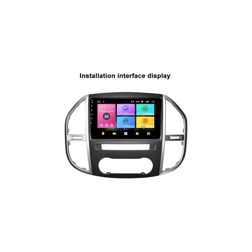 Rama adaptor navigatie 10 inch cu cablaj si modul CANBUS pentru Mercedes Vito W447 (2014–2021)