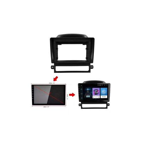 Ramă pentru navigație 9 inch cu cablaj și modul Canbus, Chevrolet Captiva 2006-2011