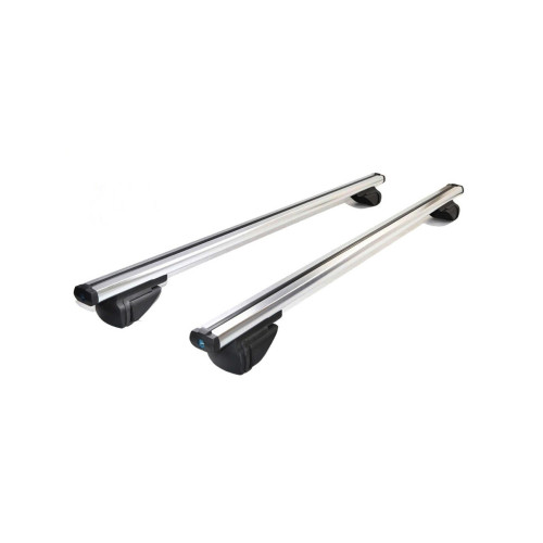 Bare portbagaj transversale universale din aluminiu, 120 cm, cu cheie (set 2)