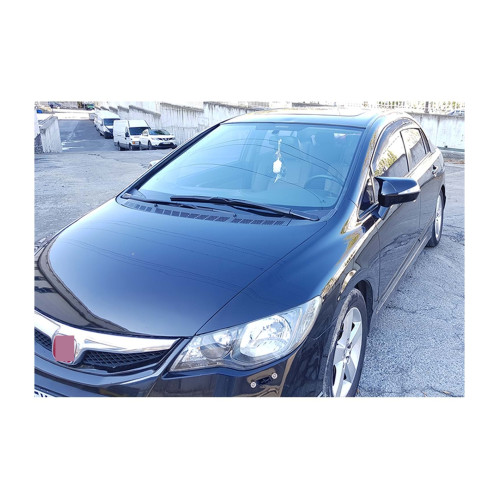 Set capace oglinzi tip Batman, negru lucios, pentru Honda Civic FD6 2006–2011