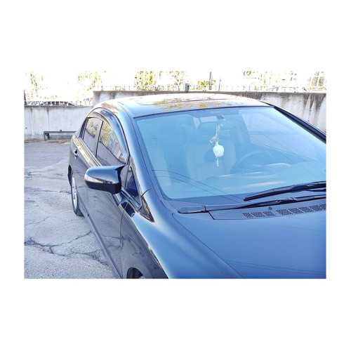 Set capace oglinzi tip Batman, negru lucios, pentru Honda Civic FD6 2006–2011