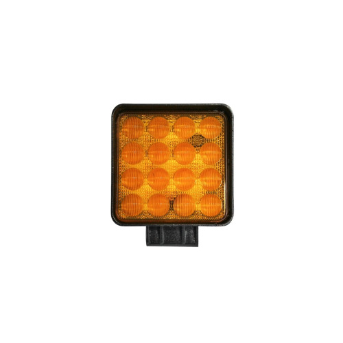 Lampă de ceață LED 48W, 16 LED-uri, 10–30V, galbenă, flood 60° (BK69059F)