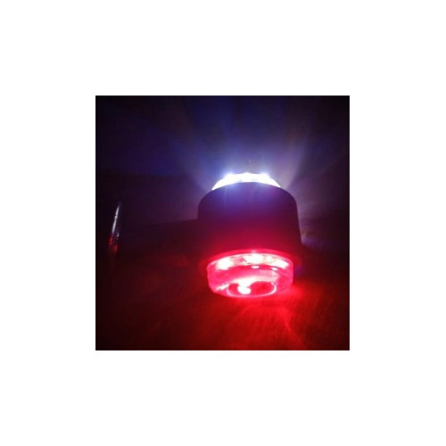 Lampă gabarit cu braț, 12 LED SMD alb-roșu, 12V/24V, certificare E9 (FR-0107)