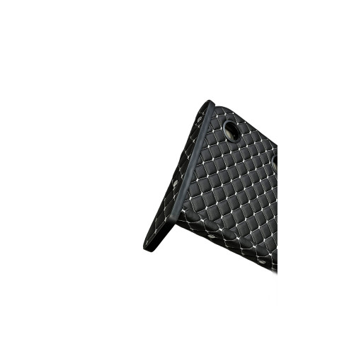 Masă de bord Iveco Daily 2007-2014 cu 2 suporturi pahare, piele eco negru cu cusătură gri