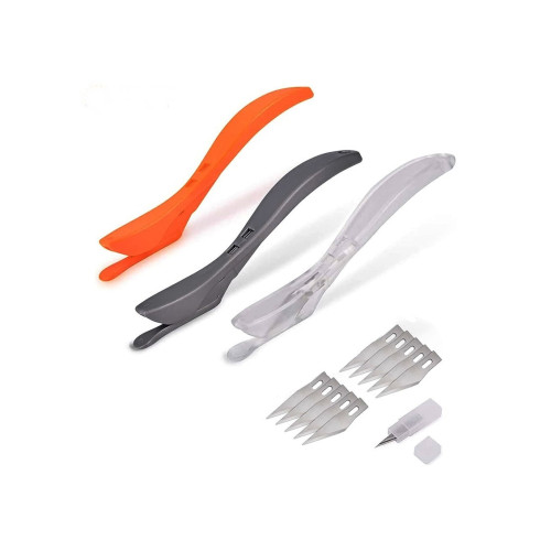 Cutter pentru folie și colant M-391, sigur, ergonomic și ușor de folosit