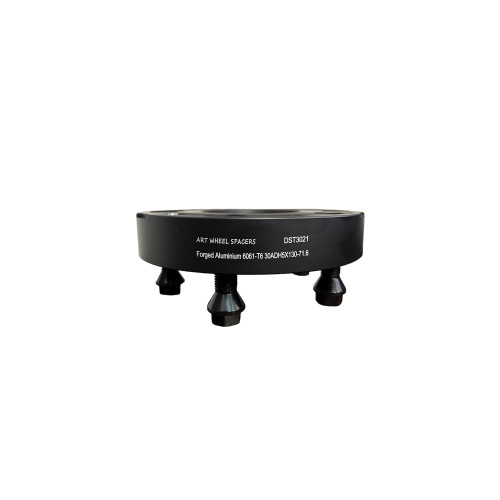 Distanțier jante auto 5x130 30 mm, prindere dublă, M14x1.5, negru, 71.6 (DST3021)