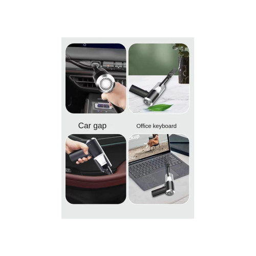 Mini aspirator auto fără fir, portabil, compact, cu încărcare USB (AS228)