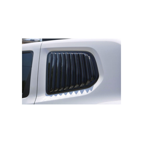 Ornamente protectie geam spate Dacia Duster II 2018-2024, ABS Piano Black