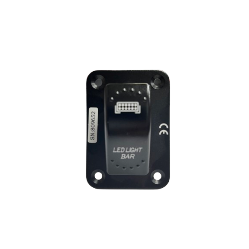 Panou întrerupător cu buton iluminat tip Rocket JJ34, 4,6 x 6,5 cm