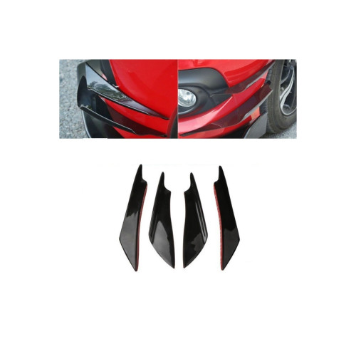 Set ornament pentru bara cu aripioare EVO, negru piano (4 buc) ART-EVO1