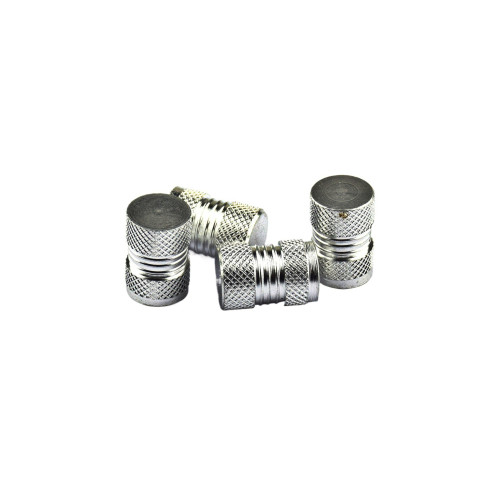 Set 4 capace valve metalice titanium pentru roti auto, cod XH008