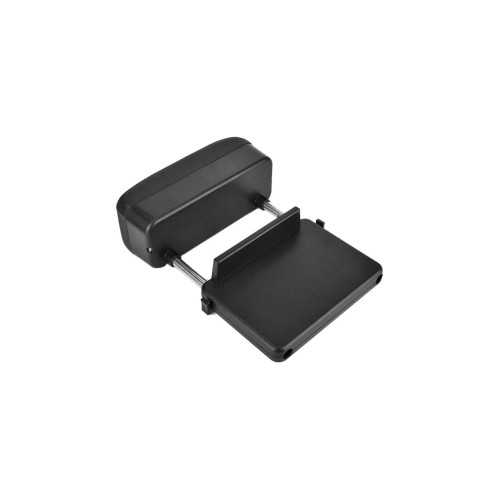 Cotieră auto universală ajustabilă pe înălțime, cu spațiu de depozitare, neagră