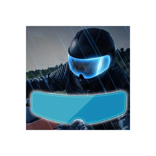 Folie protecție vizor cască moto 2 în 1, anti-aburire și anti-amprente (AHF23)