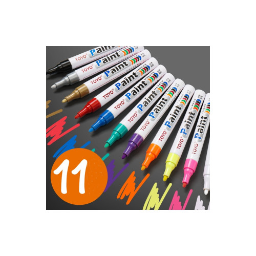 Marker pentru retuș vopsea auto, diverse culori, aplicare precisă FS-6151