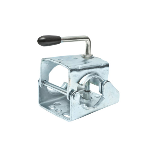 Clemă suport roată de sprijin remorcă, tijă exterioară 60 mm, model mare (BK90388)