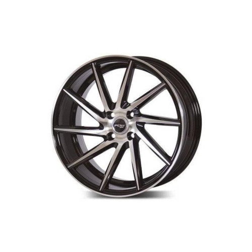 Set jante aliaj PDW 16x7 4x100 ET30, negru lucios, Model 1022L/R