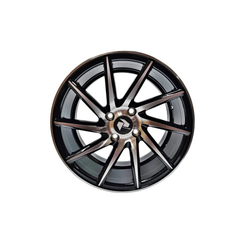 Set jante aliaj PDW 16x7 4x100 ET30, negru lucios, Model 1022L/R