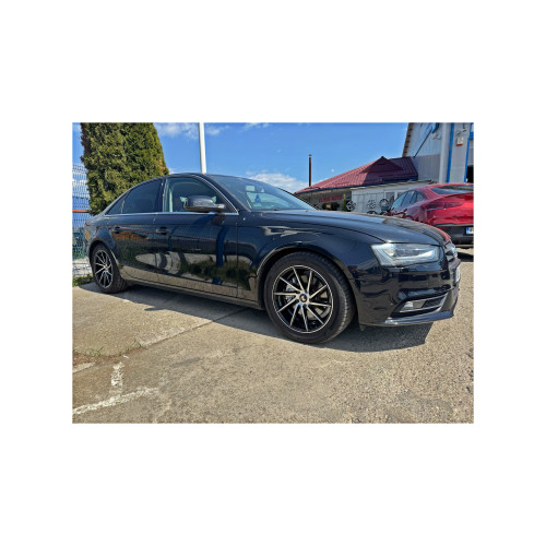 Set jante aliaj PDW 17x7.5 5x112 ET35, negru lucios cu polish, Model 1022L/R