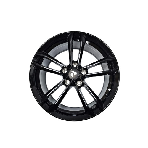 Set 4 jante aliaj PDW 17x7.5 5x112 ET35, negru lucios, CB 66.6 (75276)