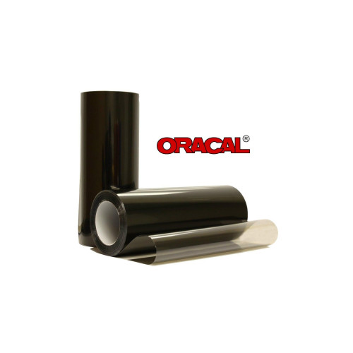 Rola folie Oracal Light Black pentru protecție faruri și stopuri, 50 m x 0,63 m