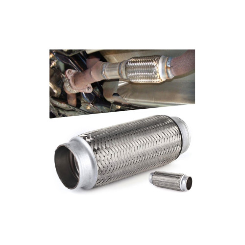 Racord flexibil pentru toba 45x200mm din inox, pentru evacuare auto