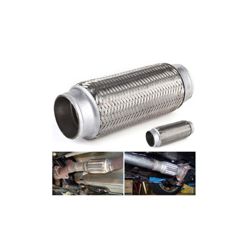 Racord flexibil pentru toba 45x200mm din inox, pentru evacuare auto