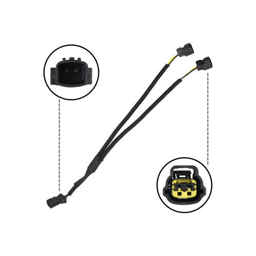 Adaptor cablaj claxon Hyundai pentru conversie mono în biton (2 claxoane), ART232